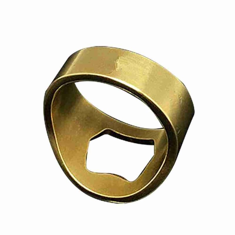 1pcs Portable Multi-Function Tactical Finger Ring Bottle Opener Stainless Steel Magic Ring For Outdoor EDC Tool Gift