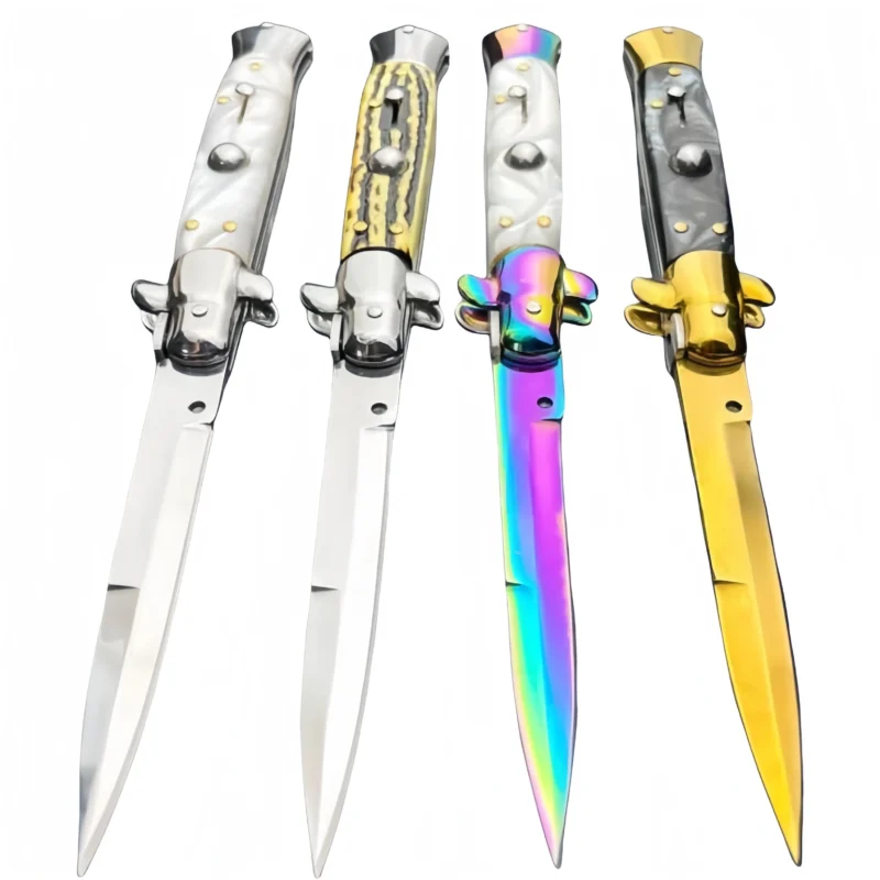 8.75 Inch Italian stiletto switch blade auto pocket knife 8.75 Inch Italian stiletto switch blade auto pocket knife