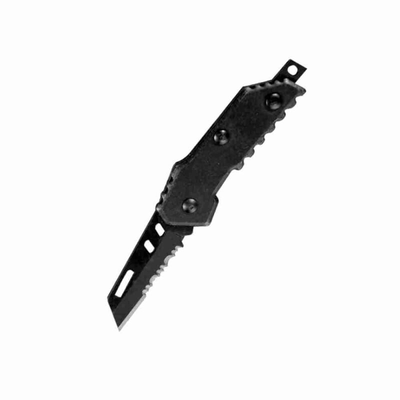 Cute Portable Mini Folding Knife Box Cutter Stainless Steel Camping Keychain Fixed Blade Knife Self-Defense EDC Tools