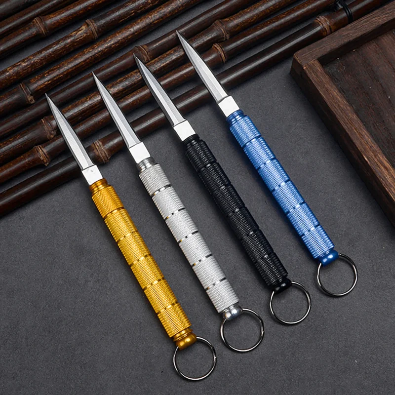 Stainless Steel Pu'er Tea Knife Tea Needle Ffoldable Portable Detachable Express Mail Knife Outdoor Mini Camping Knife