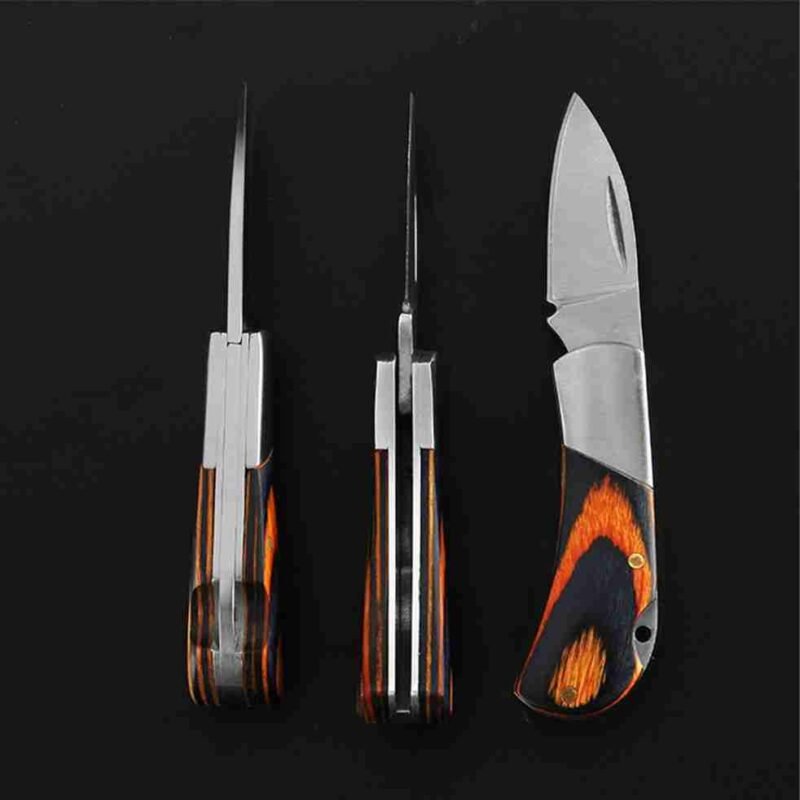 Stainless Steel Unboxing Mini Knife Sharp Portable Folding Small Blade EDC Keychain Hanging Outdoor Camping Knife Multi Tools