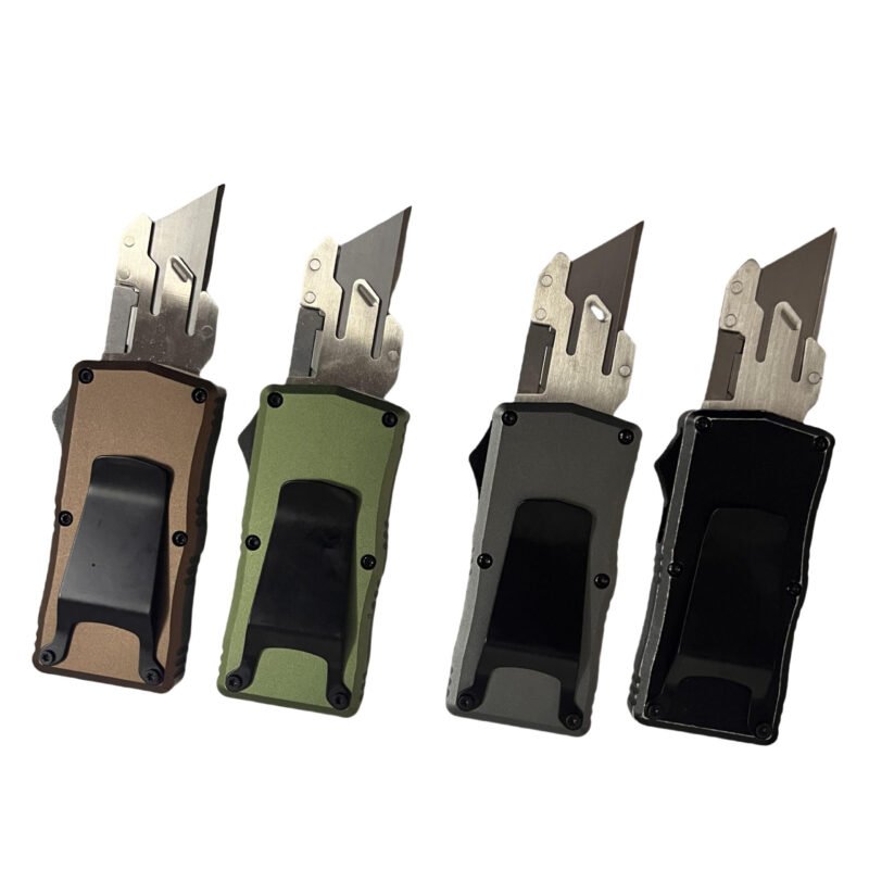 Punisher OTF Utility Knife 【Upgraded version】Punisher OTF Utility Knife，SK5 Blade Auto OTF BOX CUTTER